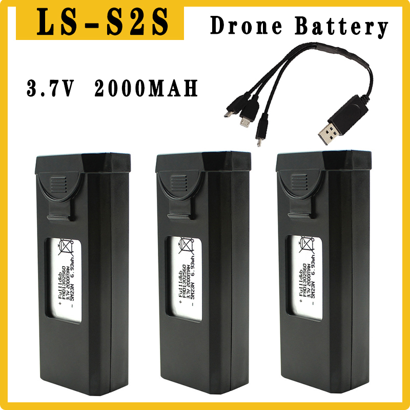 Drone Battery Balance Charger - Drone S2S Original baterai 3.7V 2000mAh