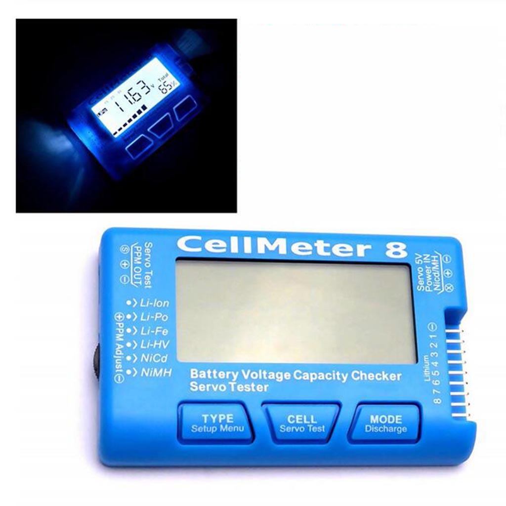 Drone Battery Voltage Checker - Penguji Tegangan Baterai Digital, Alat Pengukur
