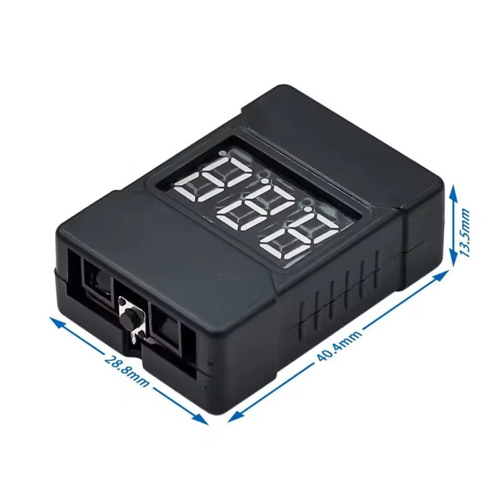 Penguji Baterai dengan Alarm B - Drone Battery Voltage Checker ulasan dan harga