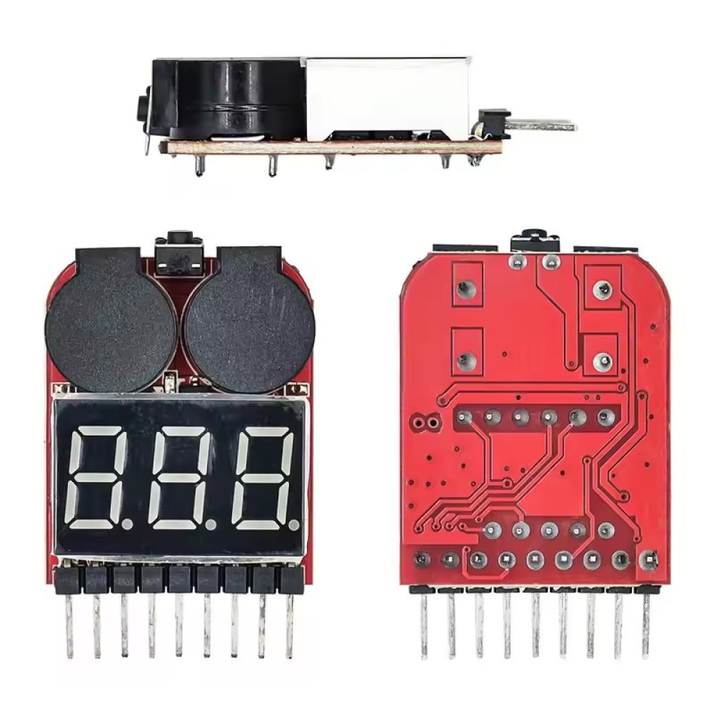 Penguji Baterai dengan Alarm B - Drone Battery Voltage Checker ulasan dan harga