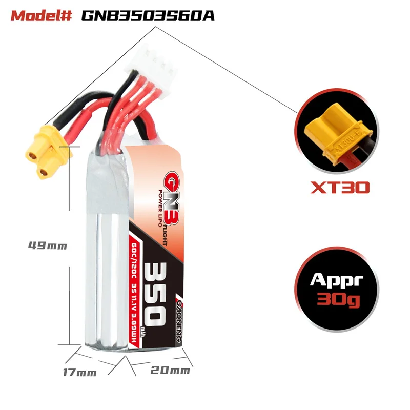 Baterai LiPo SWZY 3S 11,1V 350 - Drone Battery 3S ulasan dan harga